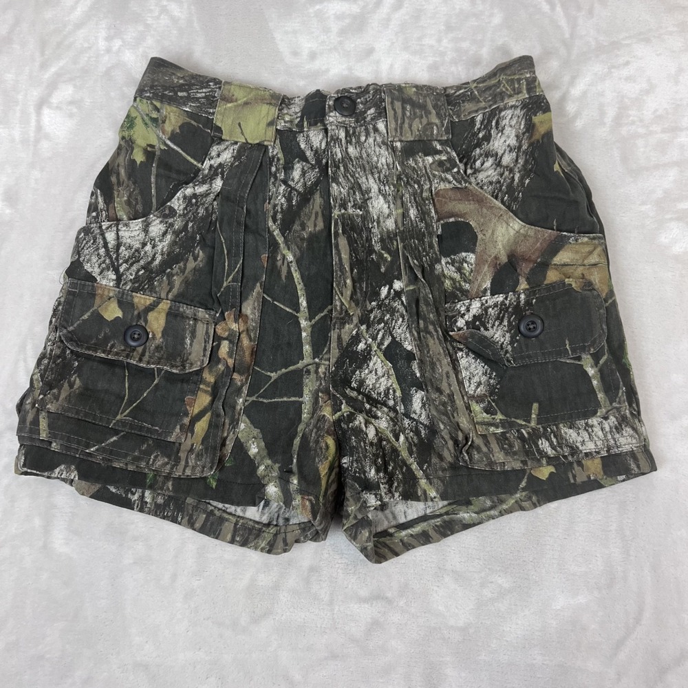 Vintage RedHead Shorts Adult Small Camo Cargo Elastic Waist Grunge Hunting 90s